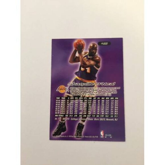 Shaquille O 1999 Fleer Ultra Shaquille O\'Neal LA Lakers IP Autograph #40 (035)